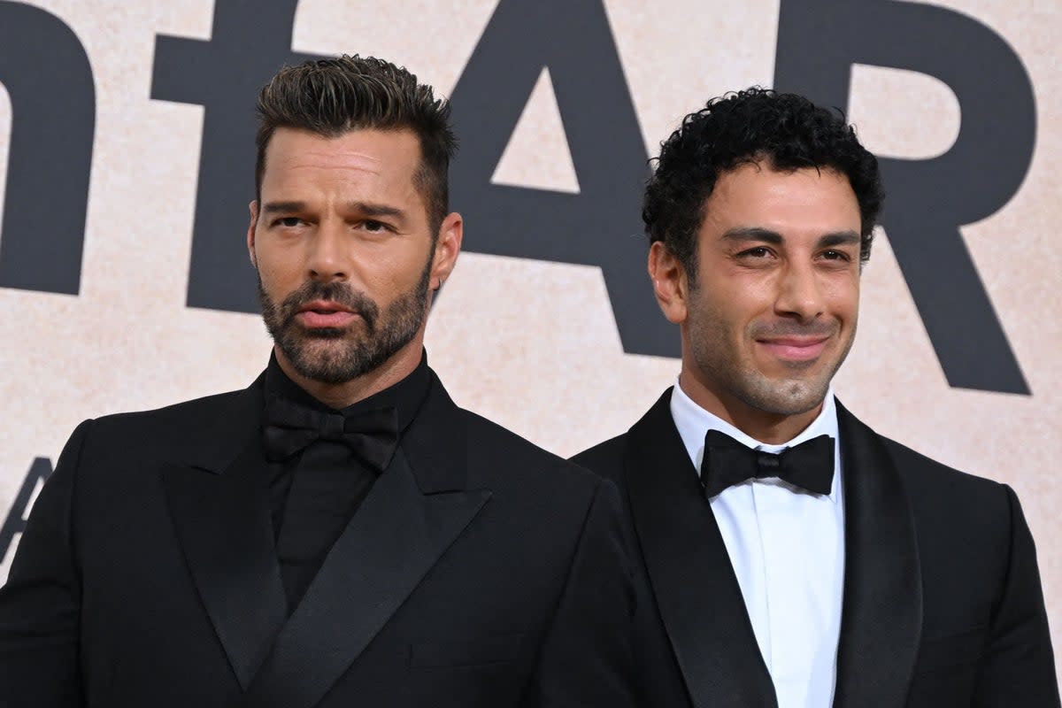 Ricky Martin and Jwan Yosef has announced that they are to divorce after six years of marriage  (AFP via Getty Images)
