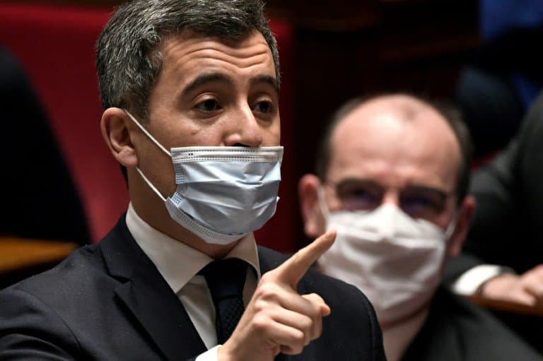 Le ministre de l'Intérieur Gérald Darmanin à l'Assemblée nationale à Paris le 19 janvier 2021 - STEPHANE DE SAKUTIN © 2019 AFP