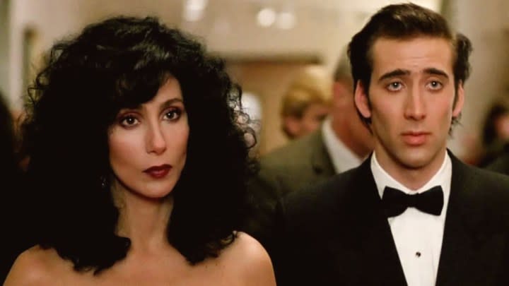 Nicolas Cage and Cher in Moonstruck (1987)