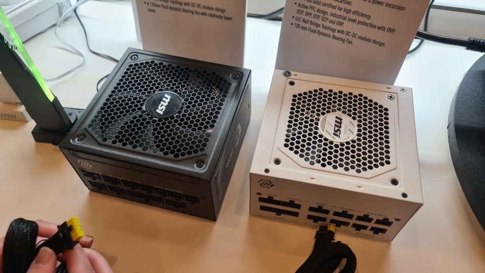 New connectors included on updated PSU models at CES 2024.