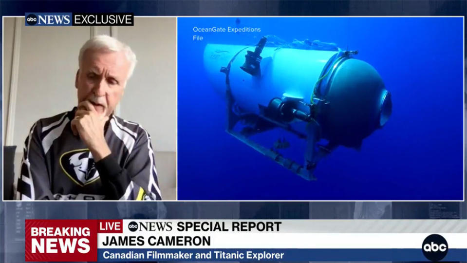 James Cameron reaction Titan submarine