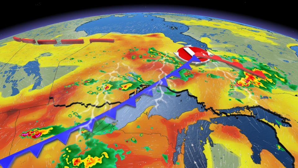 Strong thunderstorm threat across northern Ontario includes tornado risk