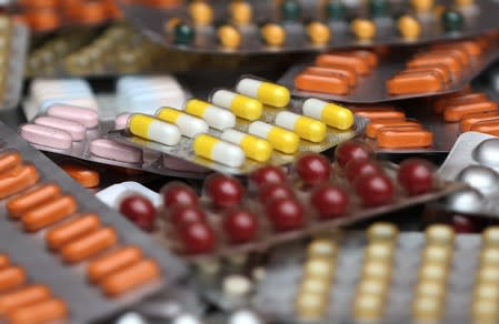 Illustration photo shows various medicine pills in their original packaging in Brussels