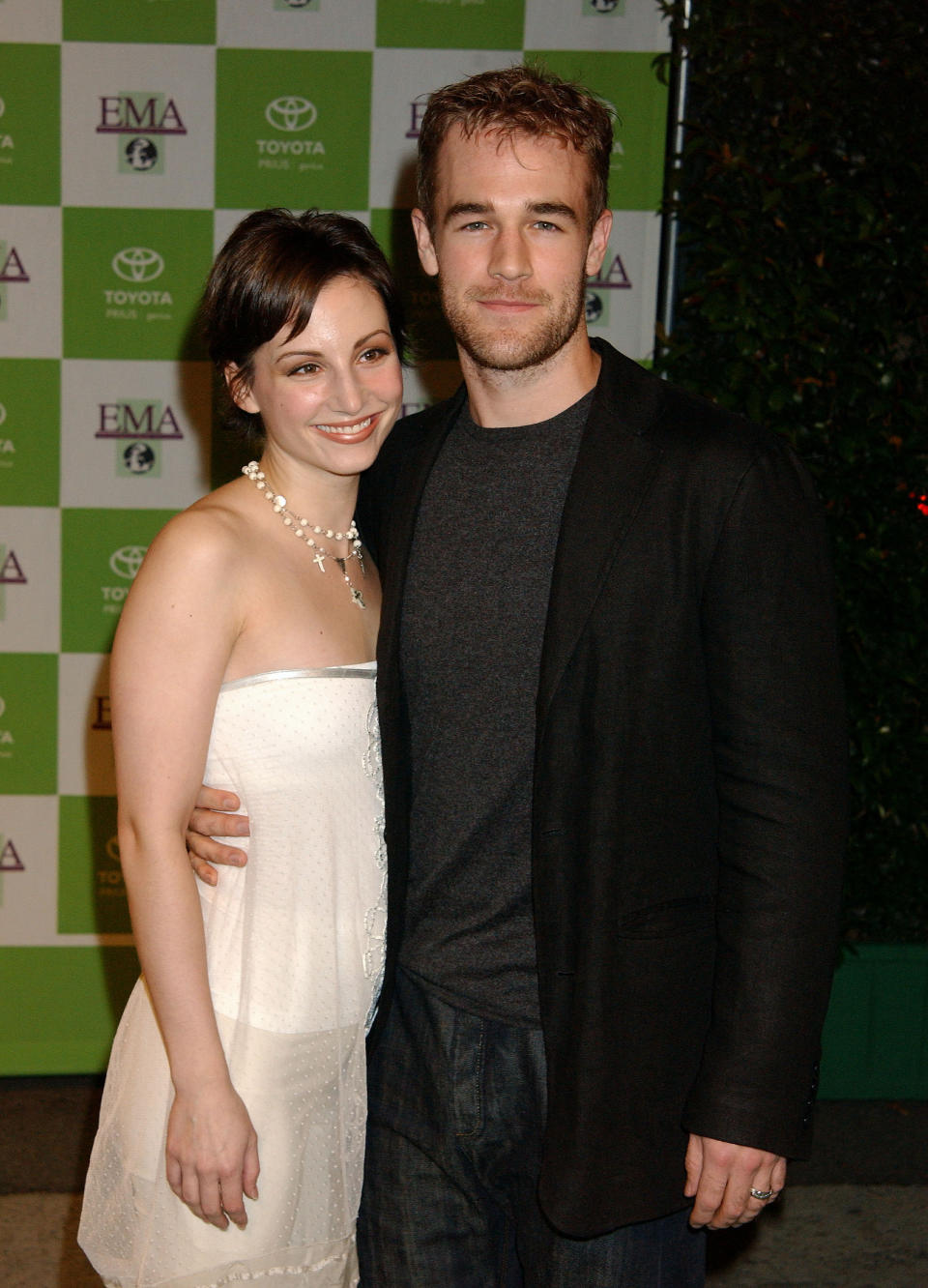 Heather McComb and James Van Der Beek