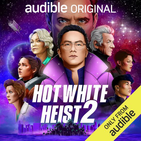 <p>audible</p> 'Hot White Heist' Season 2 cover art.