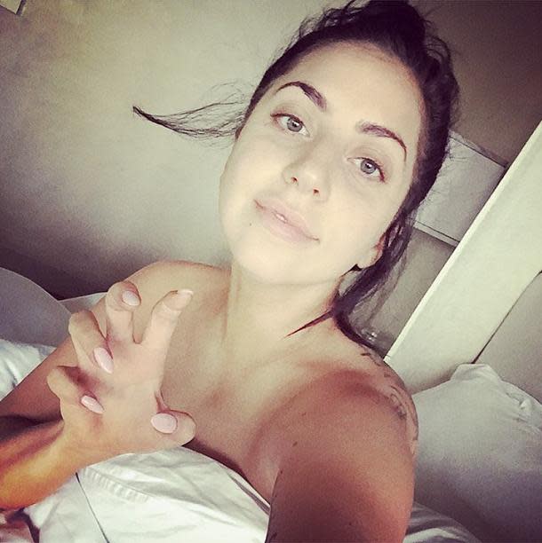 One of two no makeup selfies from the singer in the space of a week. “No hair. No makeup. Just me."