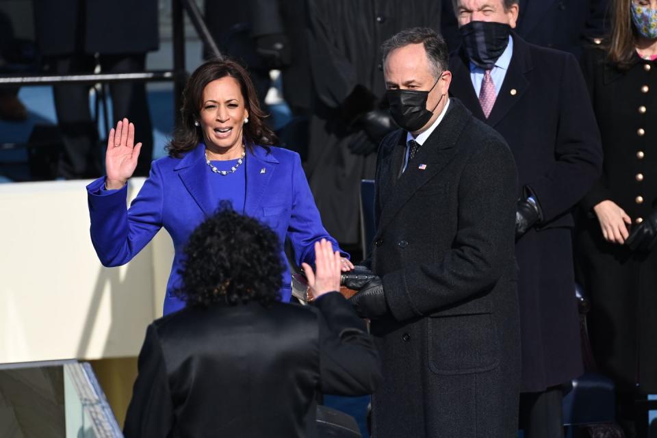 joe biden sworn in as 46th president of the united states at us capitol inauguration ceremony