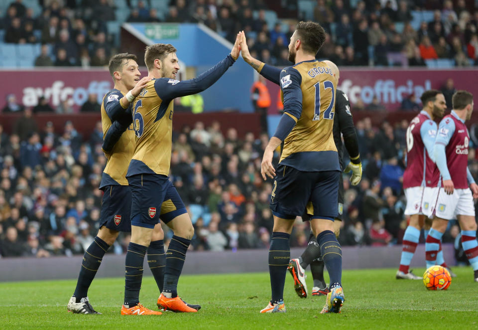 Aston Villa v Arsenal - Barclays Premier League - Villa Park