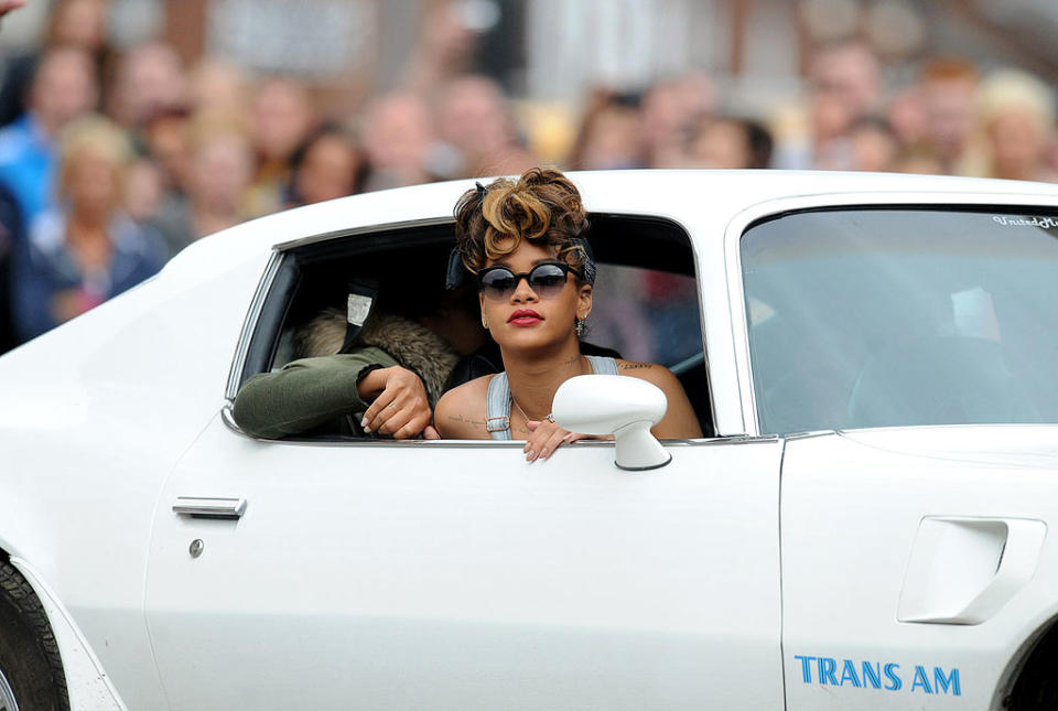 Rihanna On Set Ireland