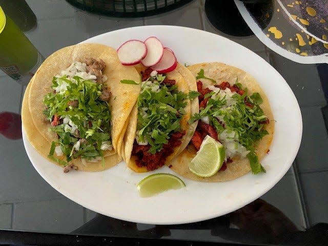 Tacos at Robertos Grill Cafe in White Plains, one of the more affordable spots on the jury crew's list.