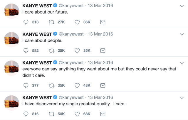 We Saved Some Classic Kanye West Tweets Before He Just Deleted Them Forever