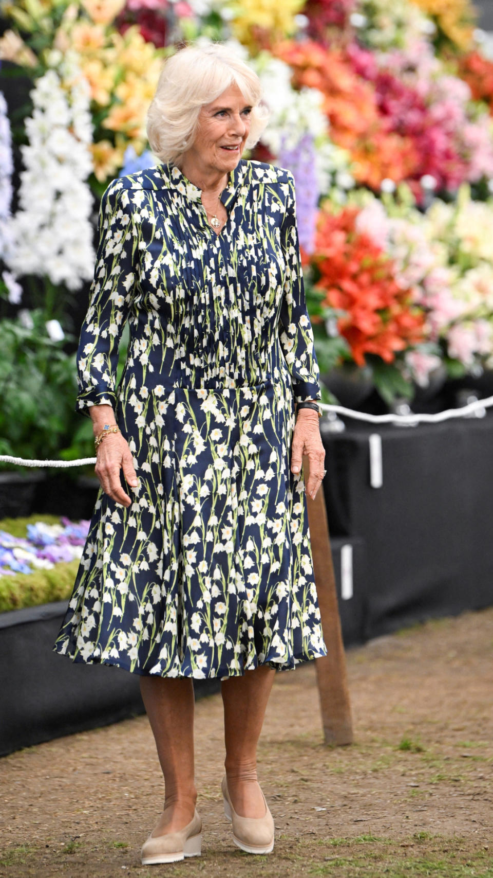 The floral dress for the Chelsea Flower show