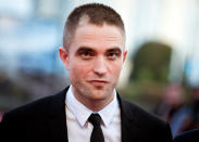 <p>Alas, the long locks were not to last. Pattinson switched things up with a buzz cut — featuring a white-blond patch at the hairline — in September 2017, which marked a particularly versatile season for his hair. </p>