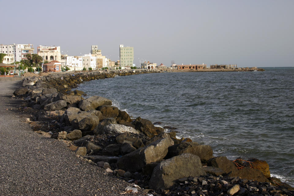 Coast in Al Hudaydah in Yemen.