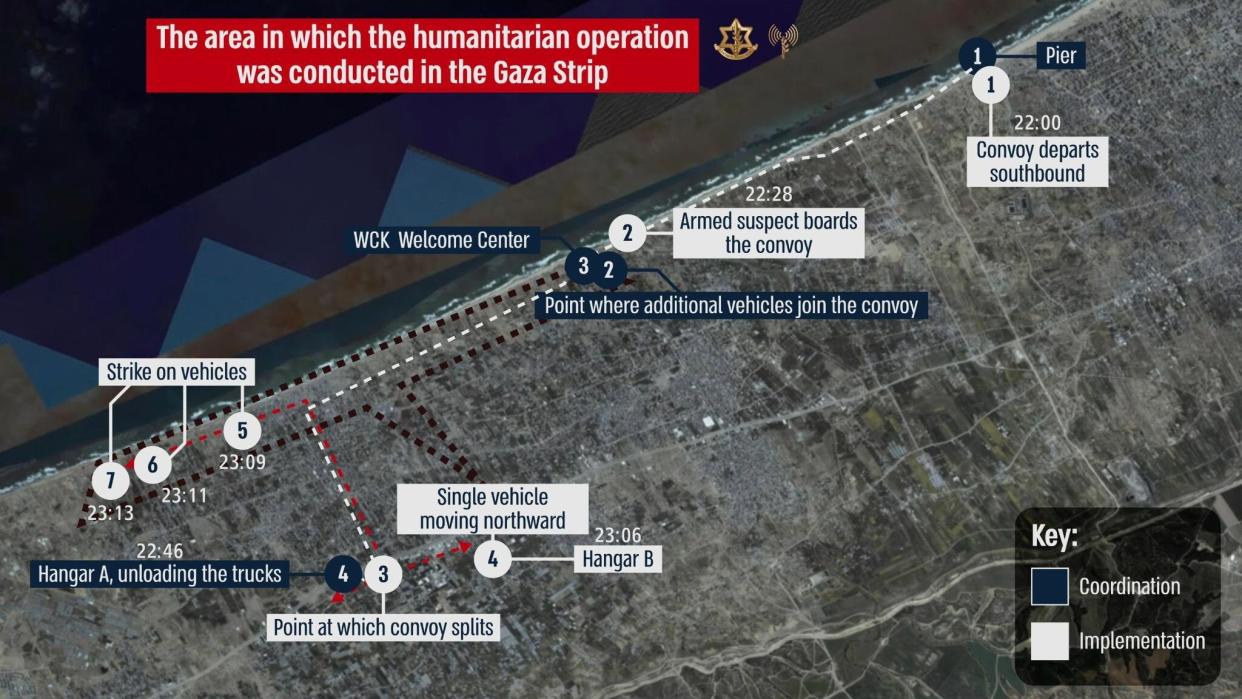 Israel Defense Forces posted this map on X