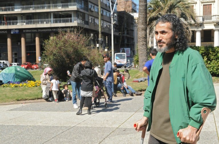 Former Guantanamo inmate Jihad Diyab of Syria was resettled in Uruguay as a refugee in 2014