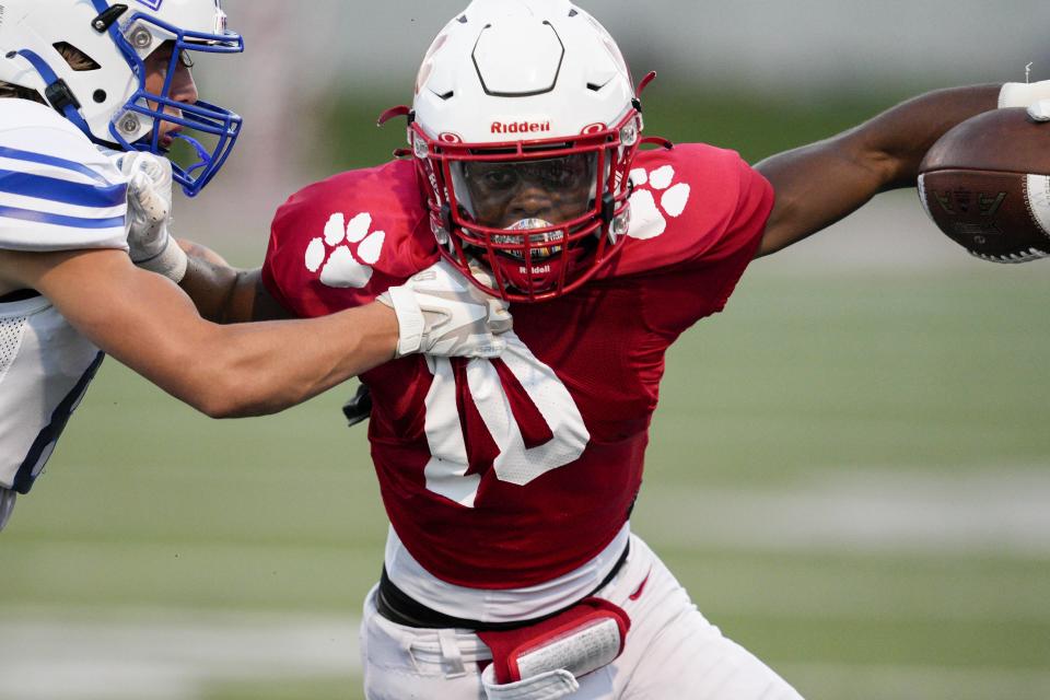 Beechwood's Antonio Robinson Jr., playing against Simon Kenton in September, will be one of the key players in the Class 2A state championship game Friday in Lexington.