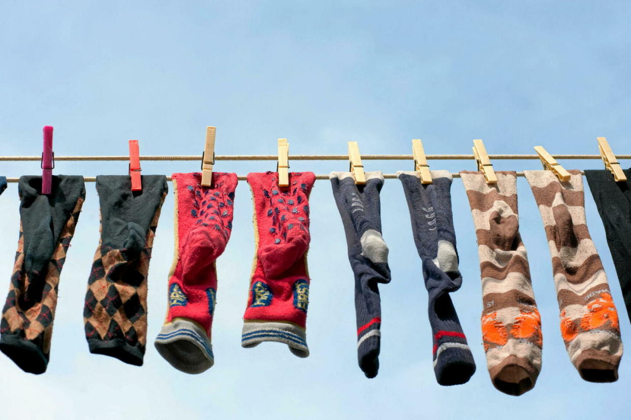 Ces chaussettes propres sentent-elles le propre ?  - Credit:www.alamy.com / Alamy Stock Photo / Abaca