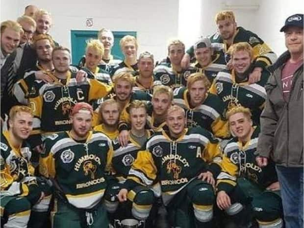 The 2018 Humboldt Broncos, less than a month before the deadly crash. 