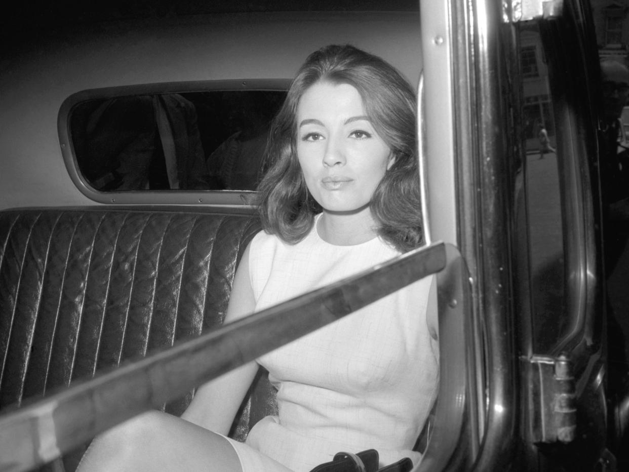 <p>Christine Keeler in 1963. ‘She felt she had been wronged, but she just didn’t want to go to court anymore. So she pleaded guilty’</p> (PA)