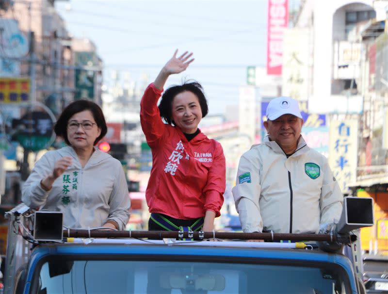 何欣純戰台中市長仍有待補強之處。(圖/翻攝何欣純臉書)