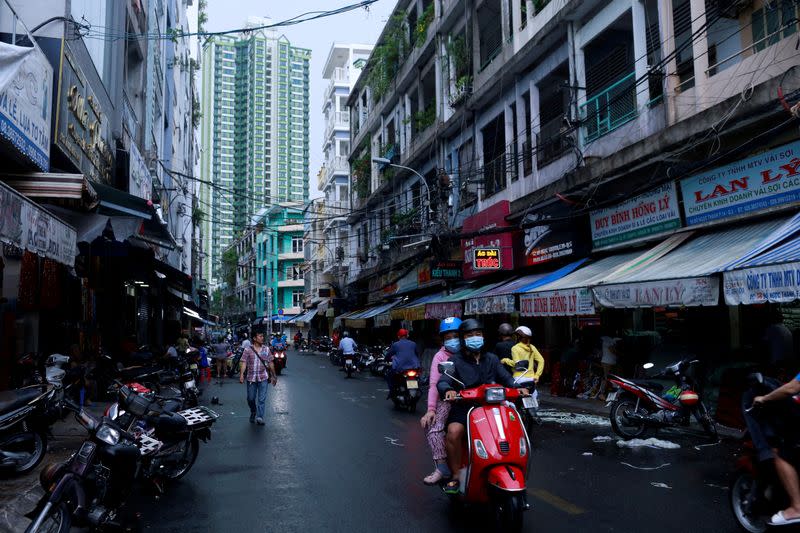 FILE PHOTO: The spread of the coronavirus disease (COVID-19) in Ho Chi Minh, Vietnam