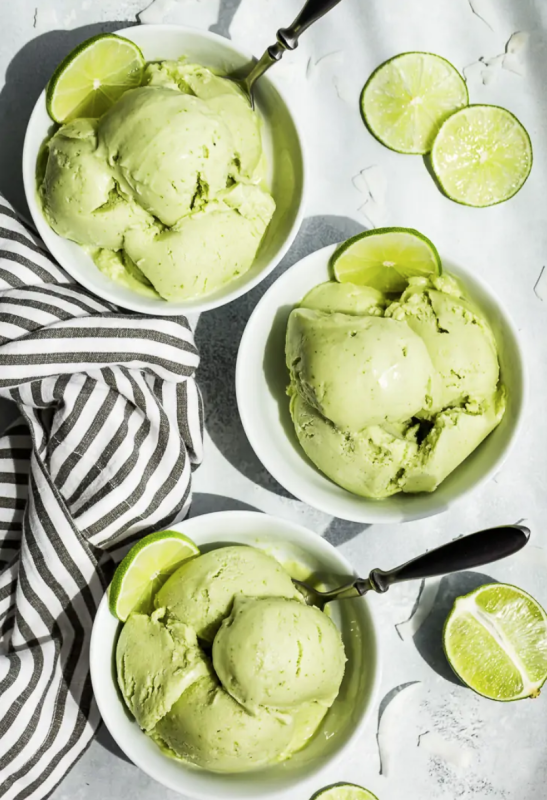 <p>This coconut lime ice cream is ultra creamy thanks to the avocado added in! It’s a refreshing combination that everyone loves. It’s also dairy-free and paleo, as well as vegan, so pretty much everyone can eat it.</p><p><strong>Get the recipe: <a href="https://getinspiredeveryday.com/food/coconut-lime-ice-cream/" rel="nofollow noopener" target="_blank" data-ylk="slk:Coconut Lime Ice Cream;elm:context_link;itc:0;sec:content-canvas" class="link ">Coconut Lime Ice Cream</a></strong></p>