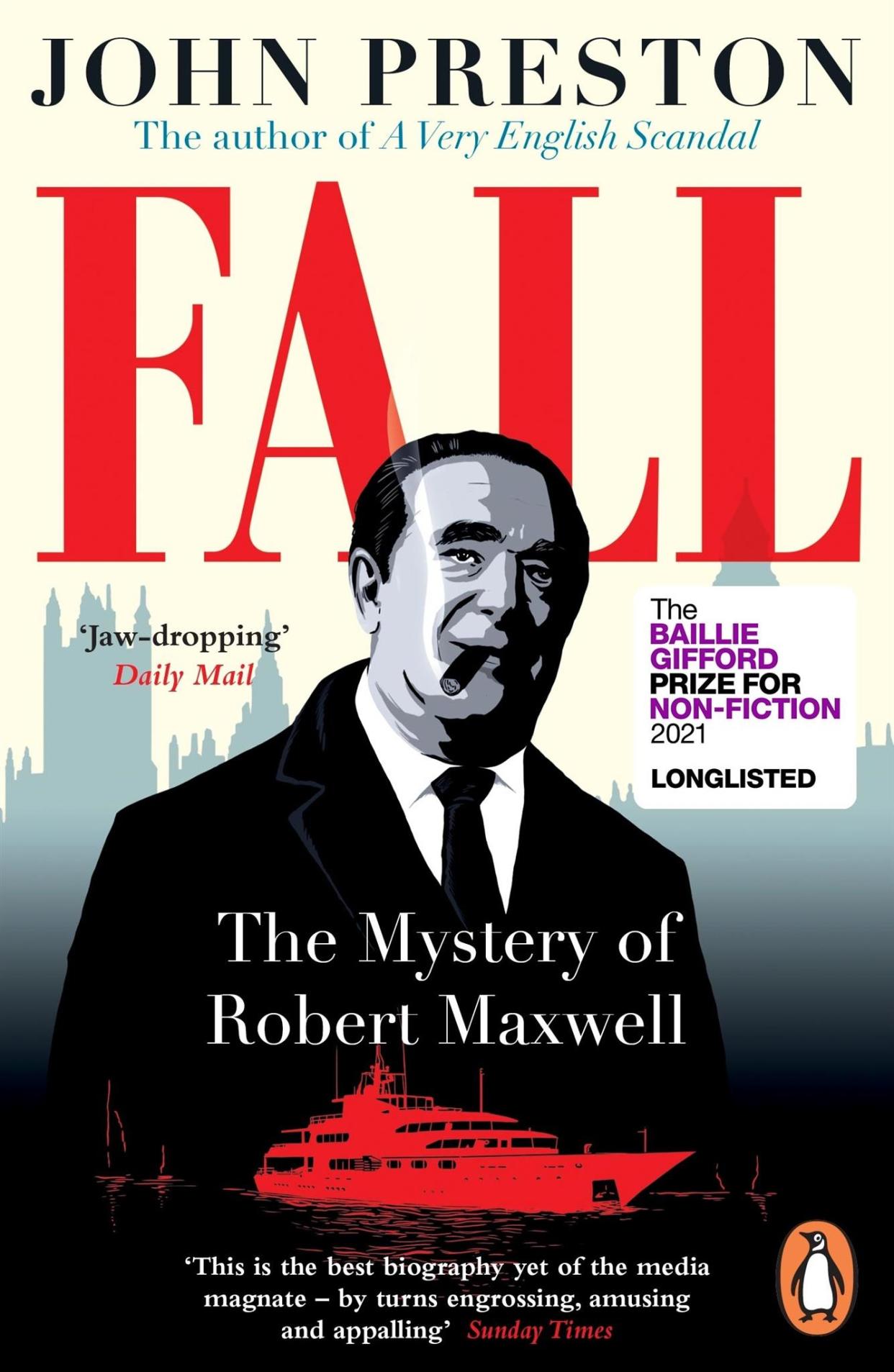 Fall: The Mystery of Robert Maxwell (Costa Book Prize/PA)