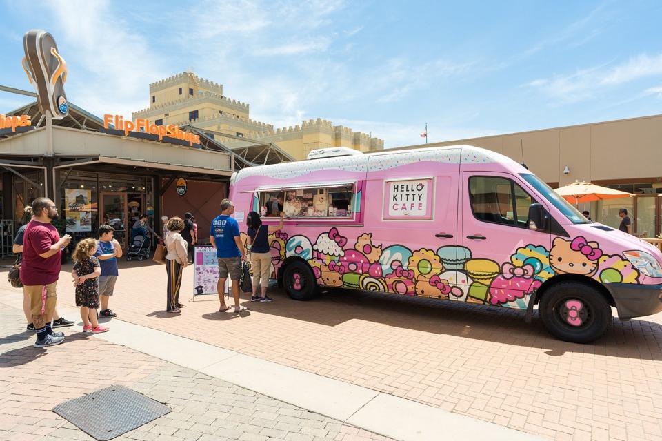 The Hello Kitty Cafe Truck was launched in 2014.