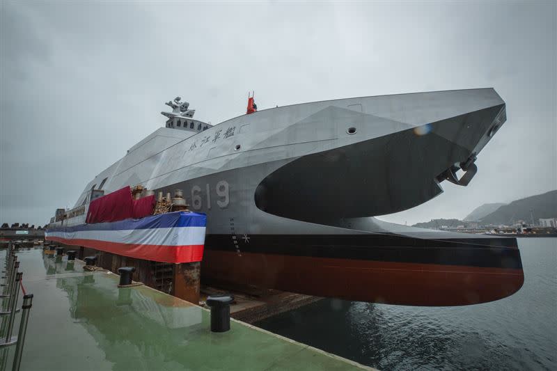 海軍表示，塔江艦裝備狀況均正常。（圖／翻攝蔡英文臉書）