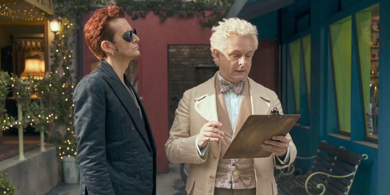 david tennant, michael sheen, good omens season 2