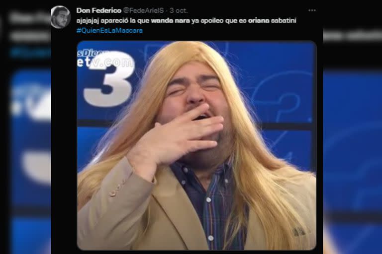 El humor fue utilizado para la situación (Captura Twitter)