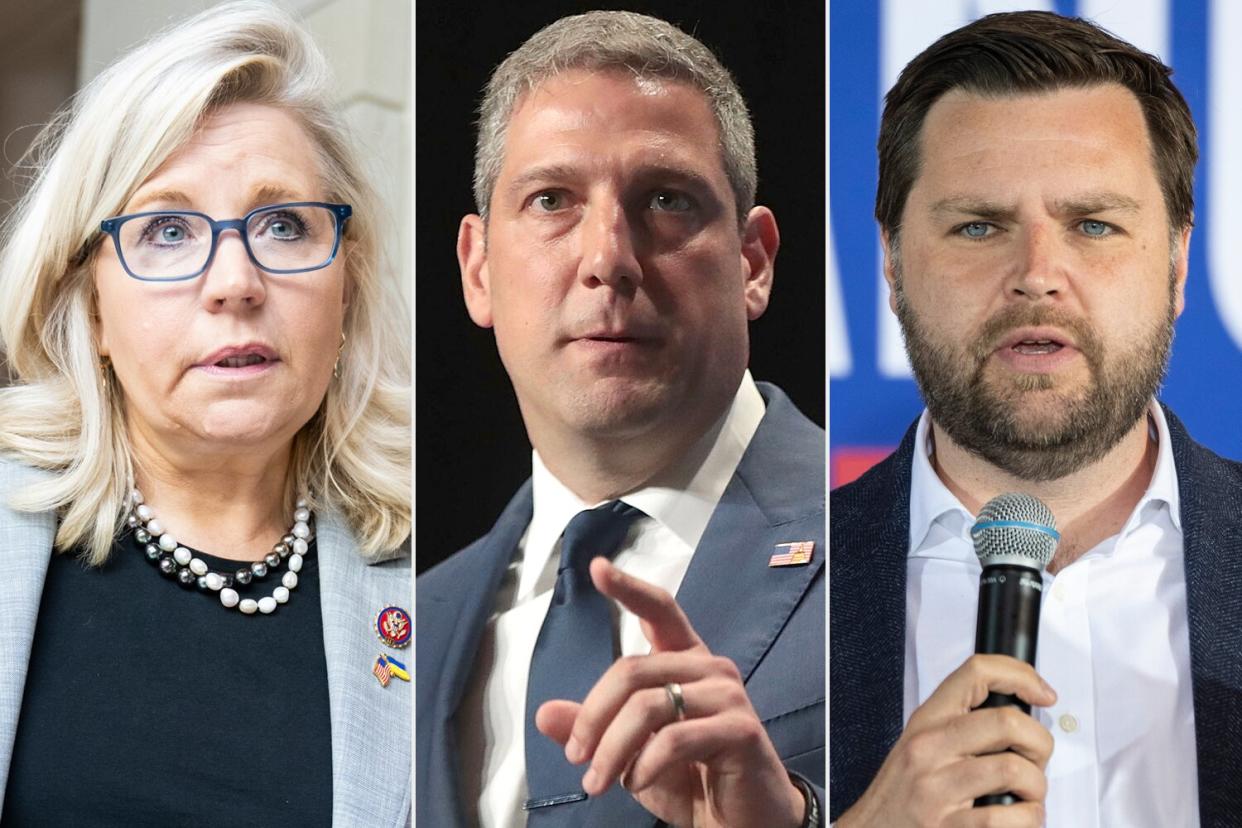 Liz Cheney, Tim Ryan, J.D. Vance