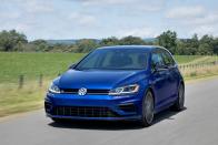 <p>Even though the Golf R carries a weighty all-wheel drive system and a 300-horsepower engine, its highway rating falls just above the 30-MPG mark. Impressive considering all the performance you get. <a href="https://www.ebay.com/itm/2016-Volkswagen-Golf-R/193468773856?hash=item2d0ba335e0:g:C0AAAOSwuSxennyM" rel="nofollow noopener" target="_blank" data-ylk="slk:This four-door model;elm:context_link;itc:0;sec:content-canvas" class="link ">This four-door model</a> looks to be in good condition, and you can own it. </p>