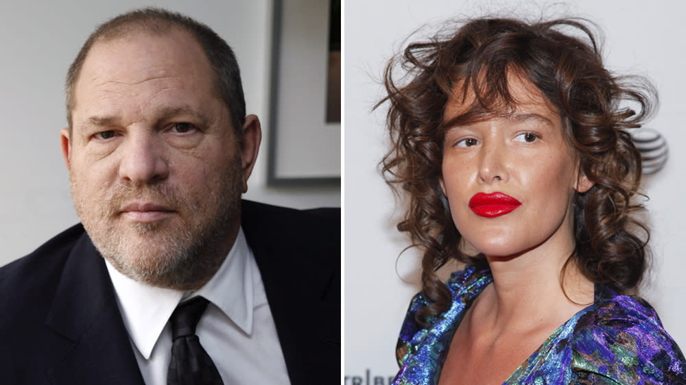 Harvey Weinstein, Paz de la Huerta. Variety