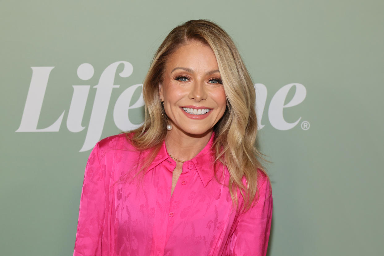 NEW YORK, NEW YORK - APRIL 04: Kelly Ripa attends Variety's 2023 Power of Women event at The Grill on April 04, 2023 in New York City. (Photo by Dia Dipasupil/Getty Images)