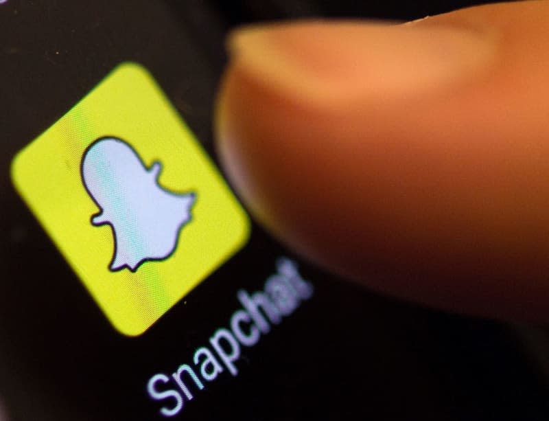 Snapchat's icon is seen on a smartphone display. Patrick Seeger/dpa