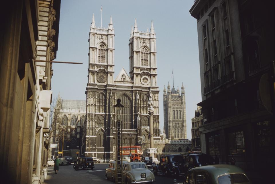 Westminster Abbey in London, England, circa 1965.  (Photo by Archive Photos/Getty Images)