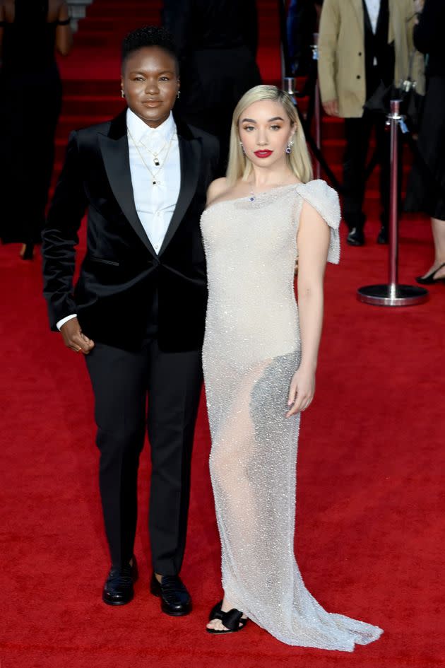 Nicola Adams and Ella Baig make an appearance.  (Photo: Dave J Hogan via Getty Images)