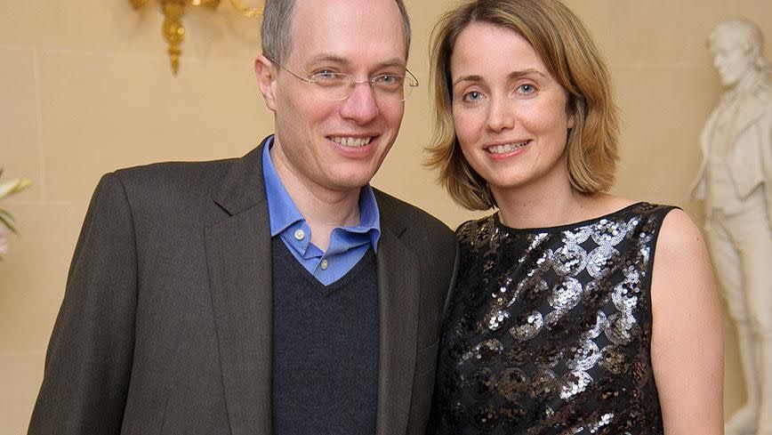 Alain and his wife Charlotte de Botton. Source: Getty