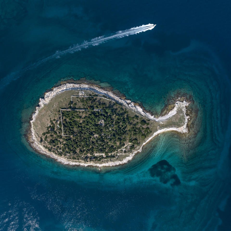 Island in the Brijuni Archipelago, Croatia. (Photo: Milan Radisic/Caters News)