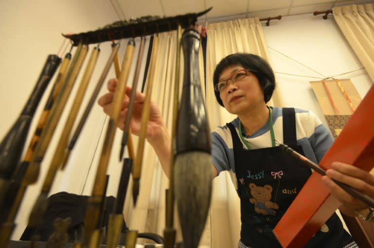 Yang Shu-wan sees calligraphy as one of Taiwan's most important cultural assets and teaches the art to students as young as five