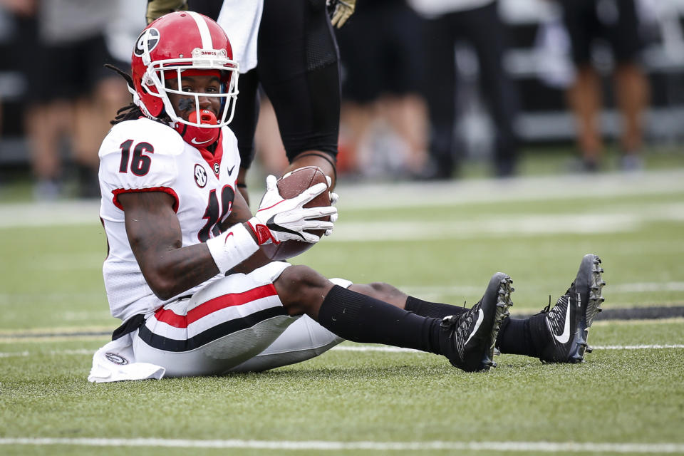 Georgia Bulldogs WR Ahkil Crumpton