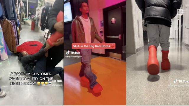 The Big Red Boots May Take Over NBA Fashion – whats wildchat.