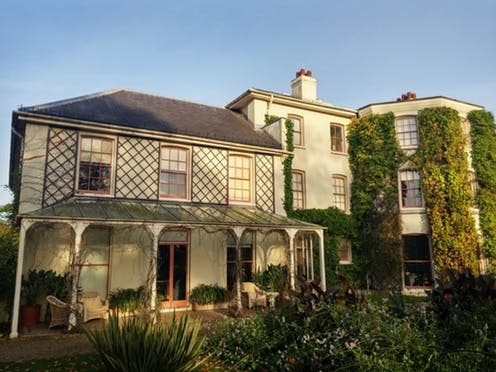 <span class="caption">Down House: the home (and garden) of Charles Darwin.</span> <span class="attribution"><a class="link " href="https://www.shutterstock.com/image-photo/kent-england-october-25-2015-history-667797409?src=b5lLgqHWHL5QZsghZ7t7NA-1-0" rel="nofollow noopener" target="_blank" data-ylk="slk:Shutterstock;elm:context_link;itc:0;sec:content-canvas">Shutterstock</a></span>