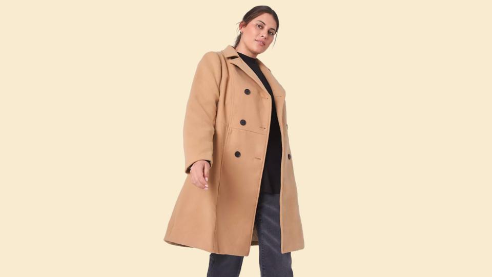 Pick up this classic winter coat for an incredible price at Lane Bryant.