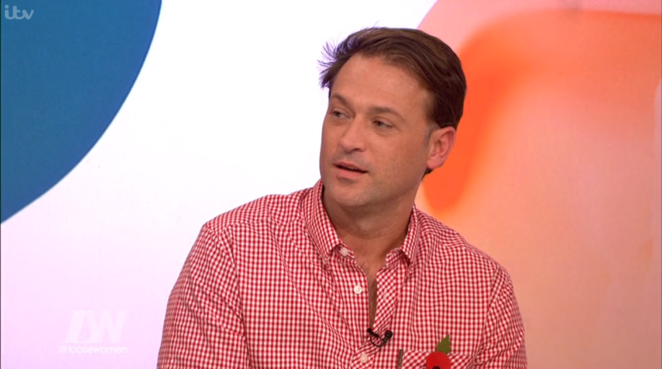 Paul Nicholls opened up about his near-death experience on Loose Women. [Copyright ITV]