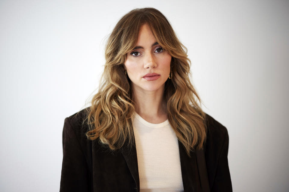 Suki Waterhouse poses for a portrait on Thursday, Sept. 12, 2024, in New York. (Photo by Matt Licari/Invision/AP)