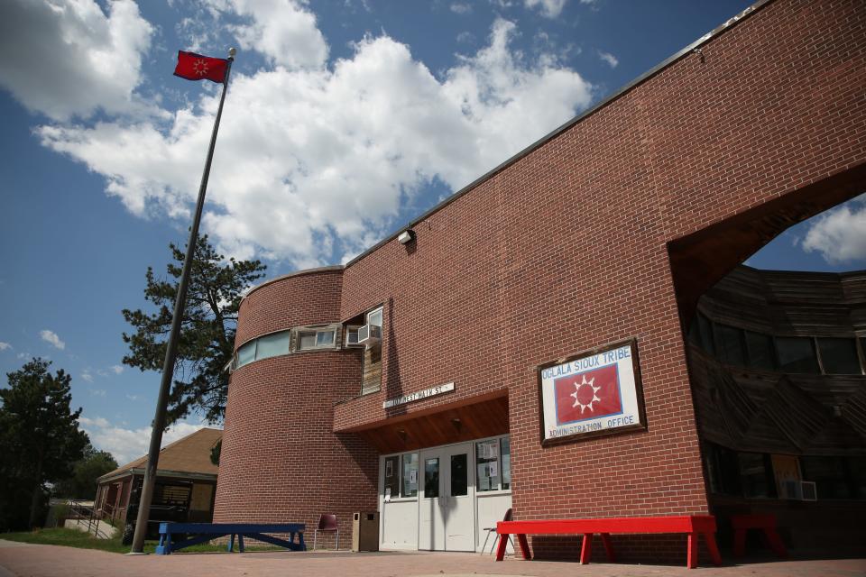 Oglala Sioux Tribal Headquarters in Pine Ridge.