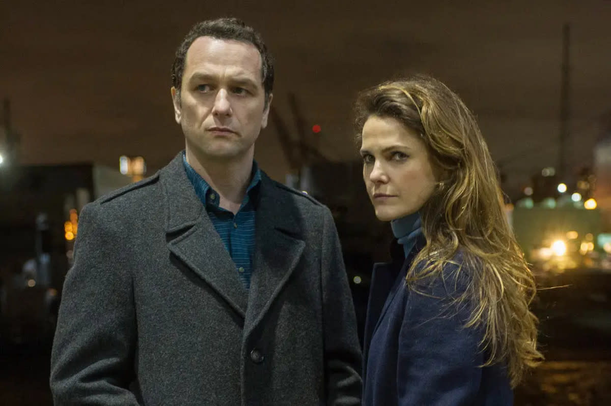 Matthew Rhys as Phillip Jennings and Keri Russell as Elizabeth Jennings in "The Americans"<p>FX</p>